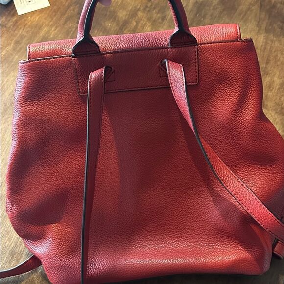 Tory Burch Red Thea Leather Backpack main image 6